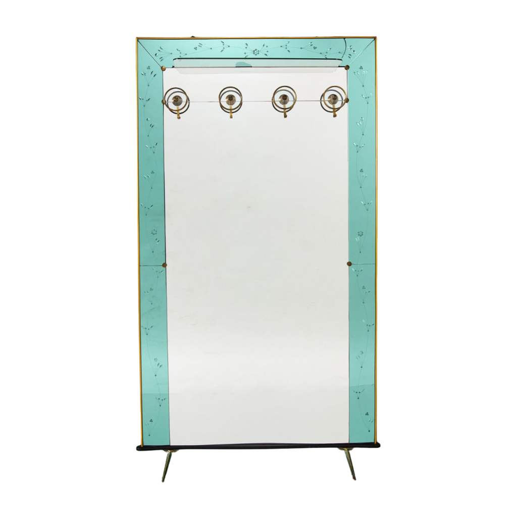 Mirrored Wall Rack