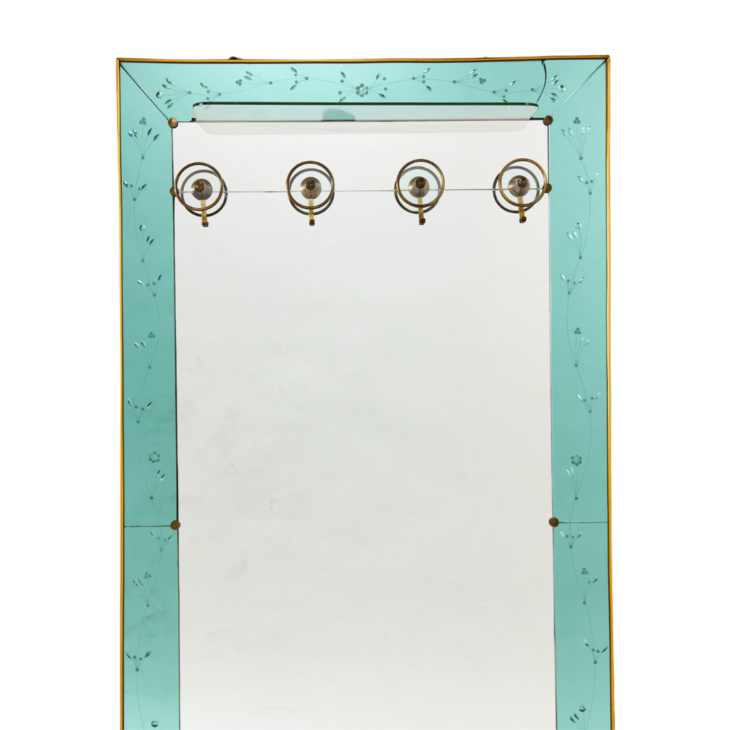 Mirrored Wall Rack