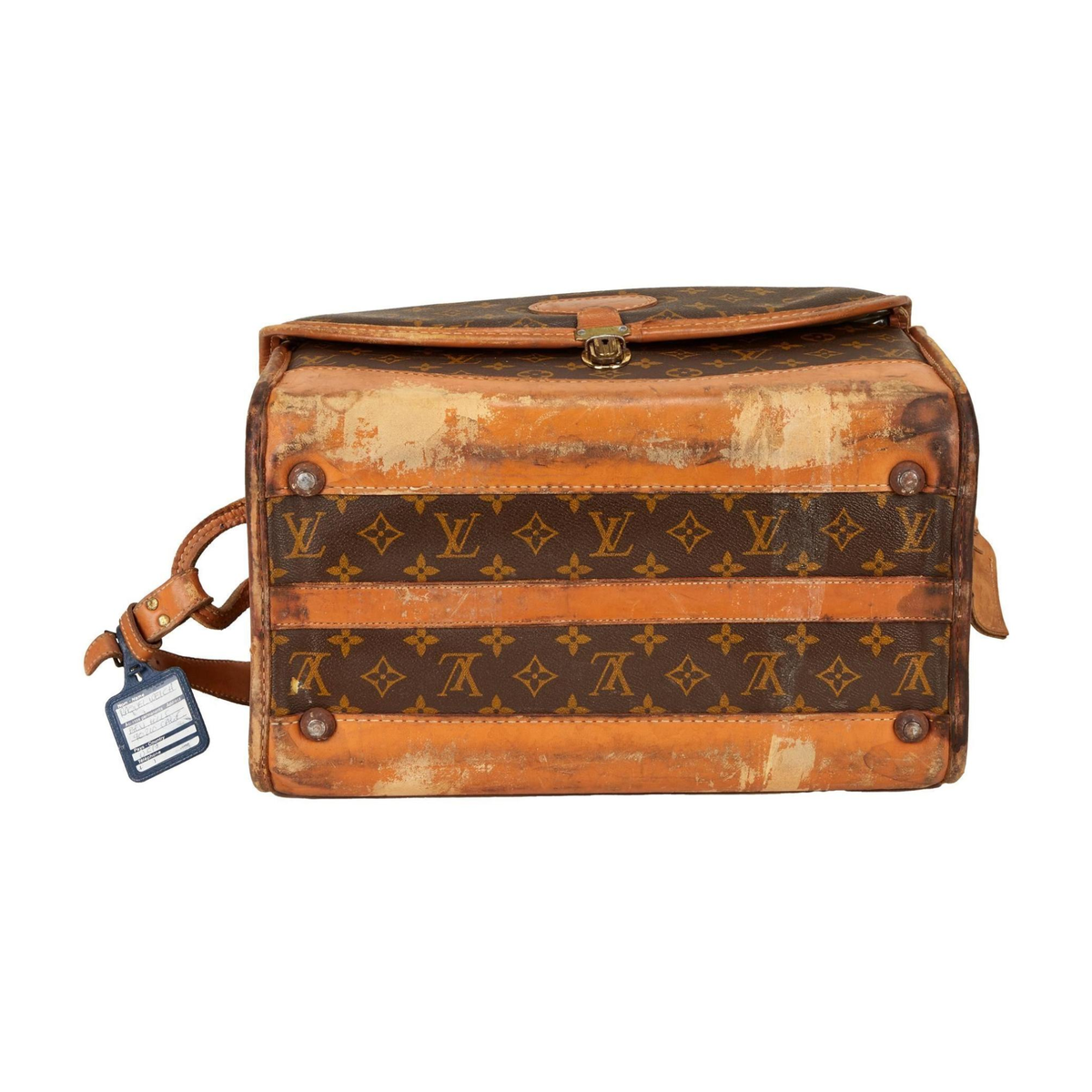 Raquel Welch Monogram Train Vanity Case