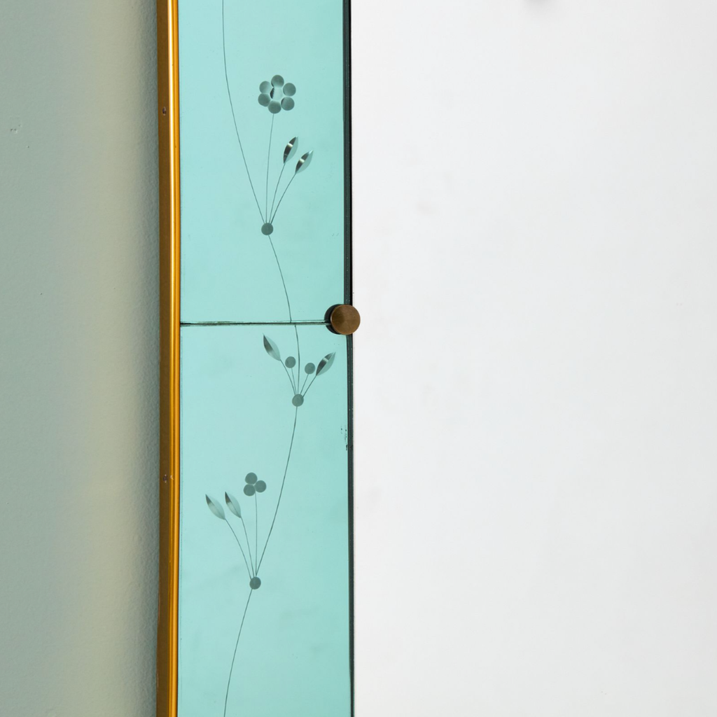 Mirrored Wall Rack