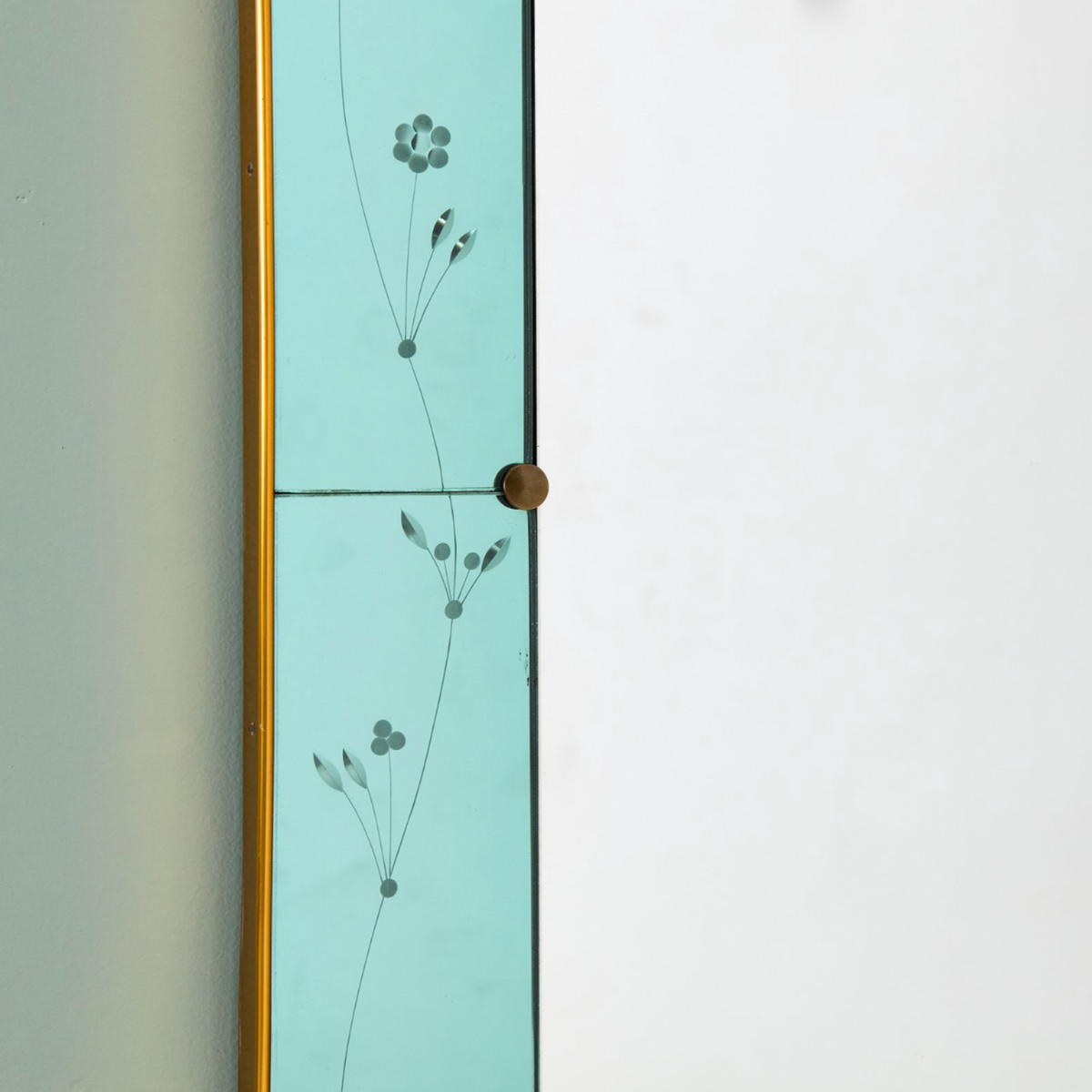 Mirrored Wall Rack