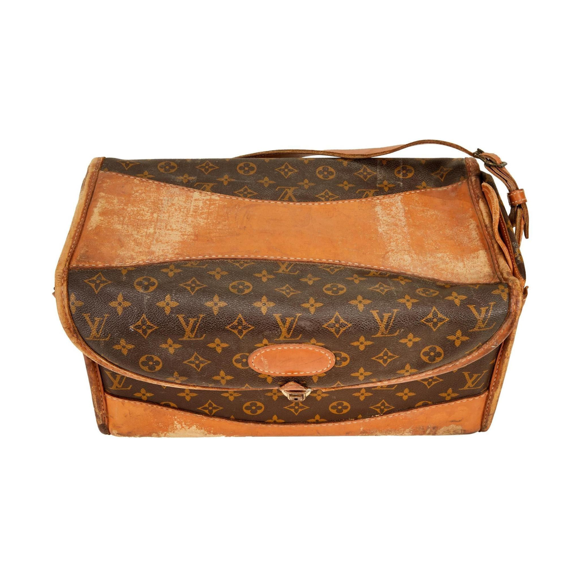 Raquel Welch Monogram Train Vanity Case