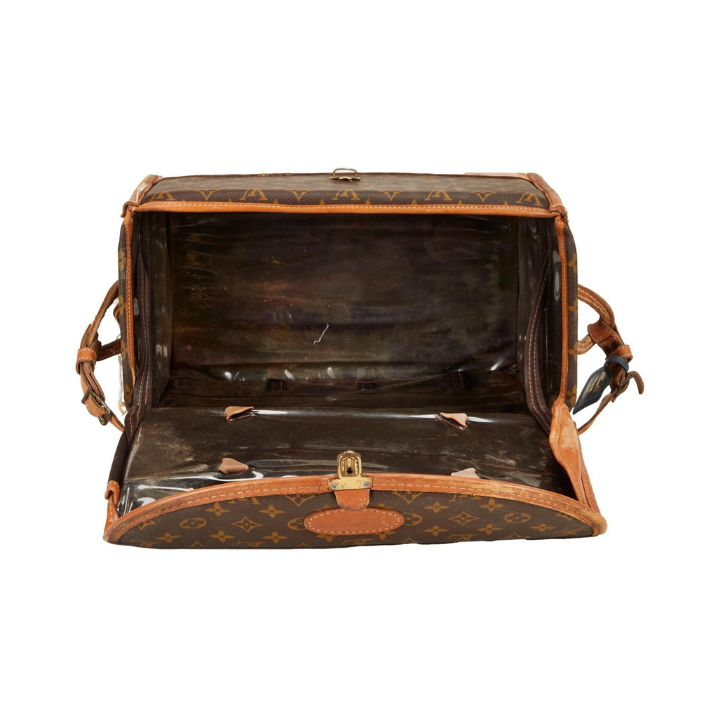 Raquel Welch Monogram Train Vanity Case