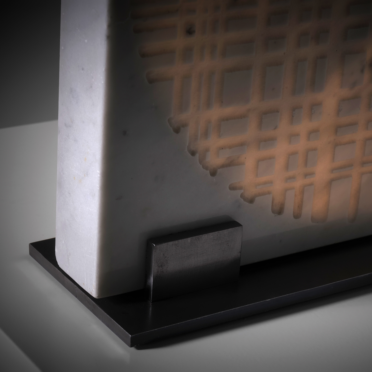 ‘C9 105 LP’ Marble lighting Sculpture for Forme e Superfici