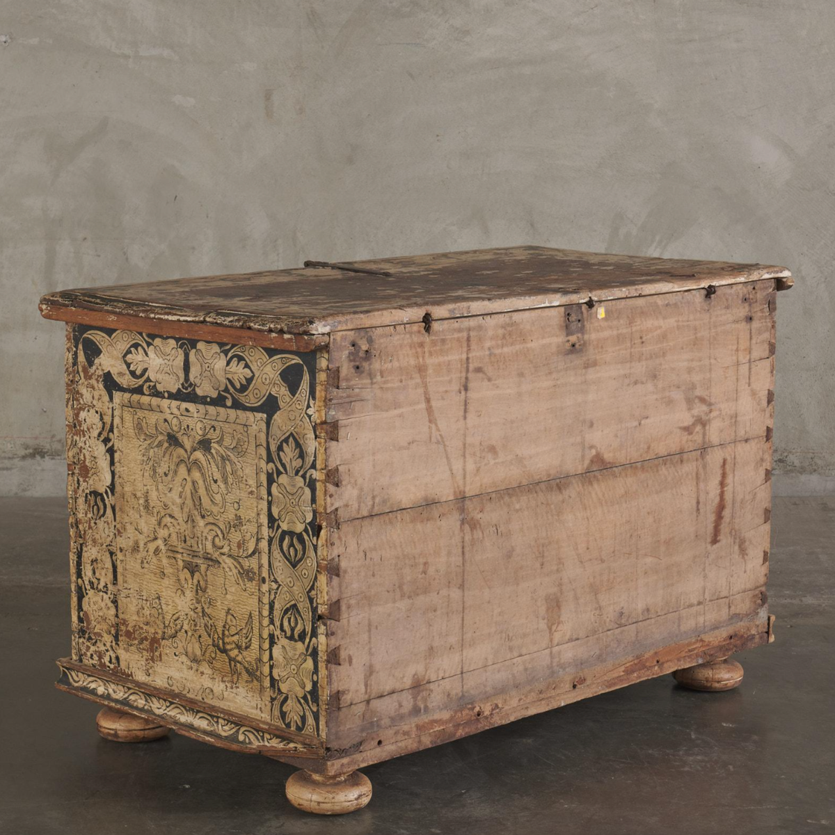 Rare Painted Cassone