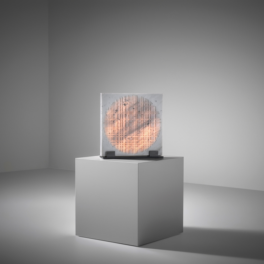 ‘C9 105 LP’ Marble lighting Sculpture for Forme e Superfici