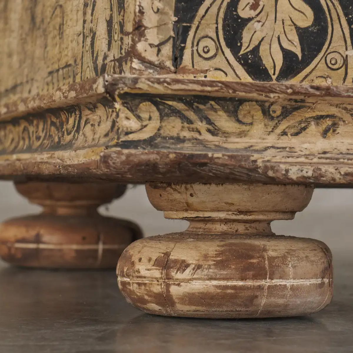 Rare Painted Cassone