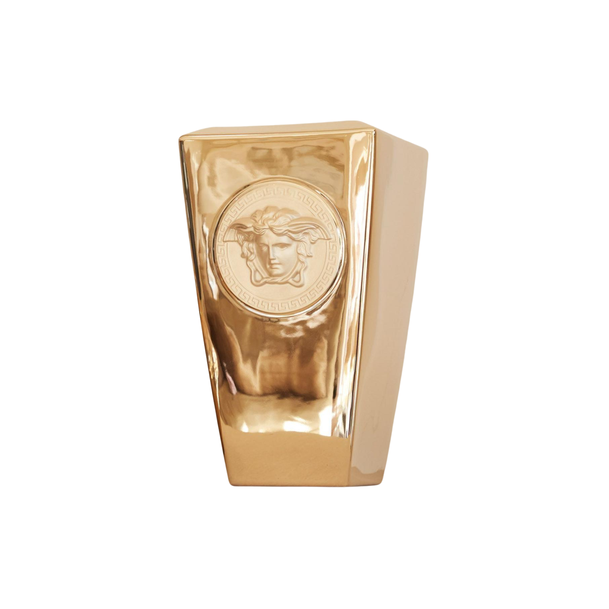 Raquel Welch Versace Gilt Porcelain Vase