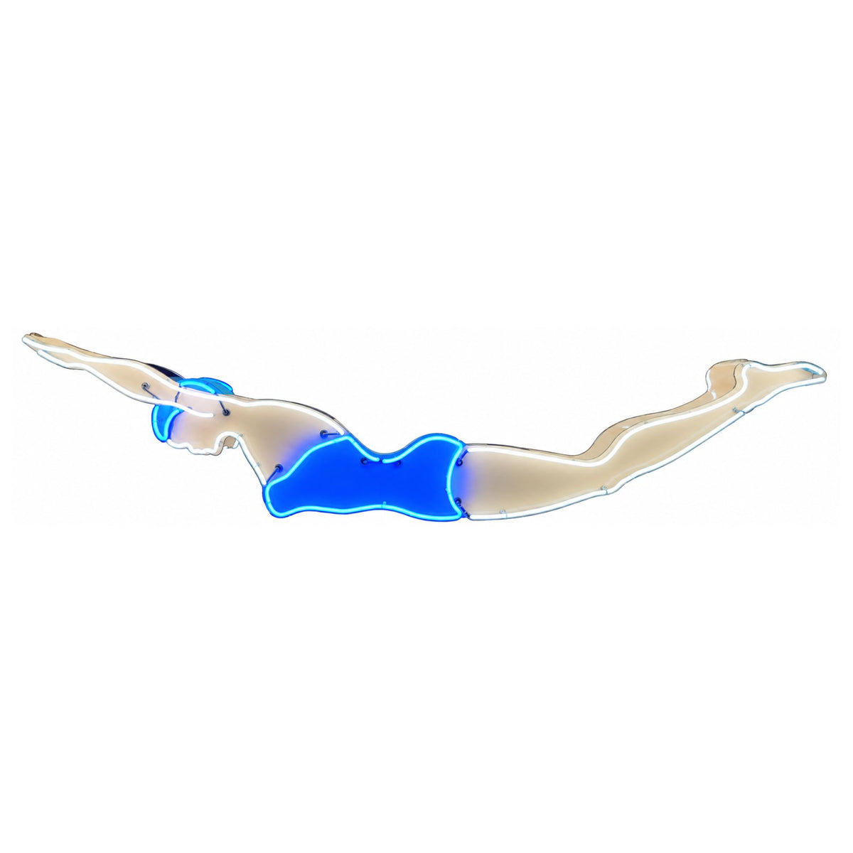 Vintage Neon Diver Sign
