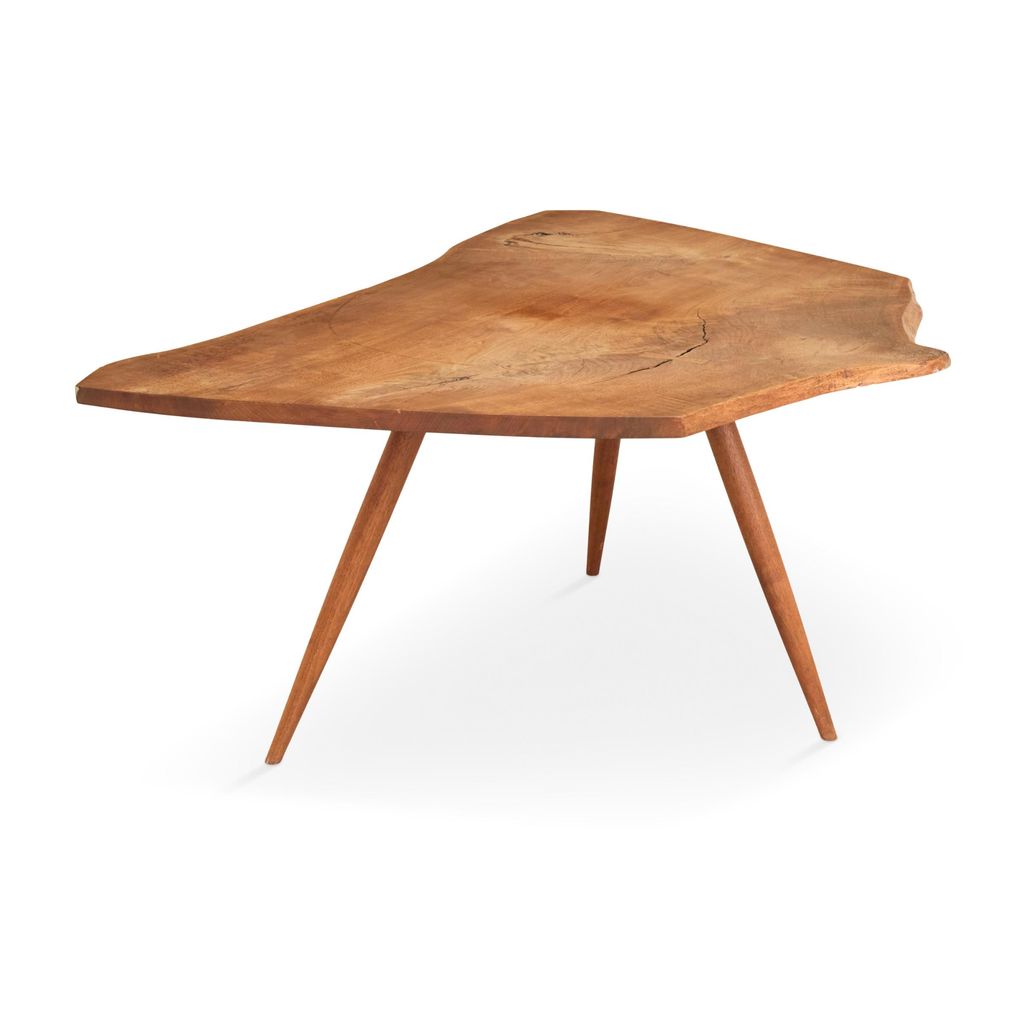 Walnut Asymmetrical Table