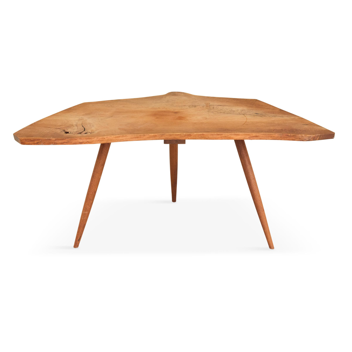 Walnut Asymmetrical Table