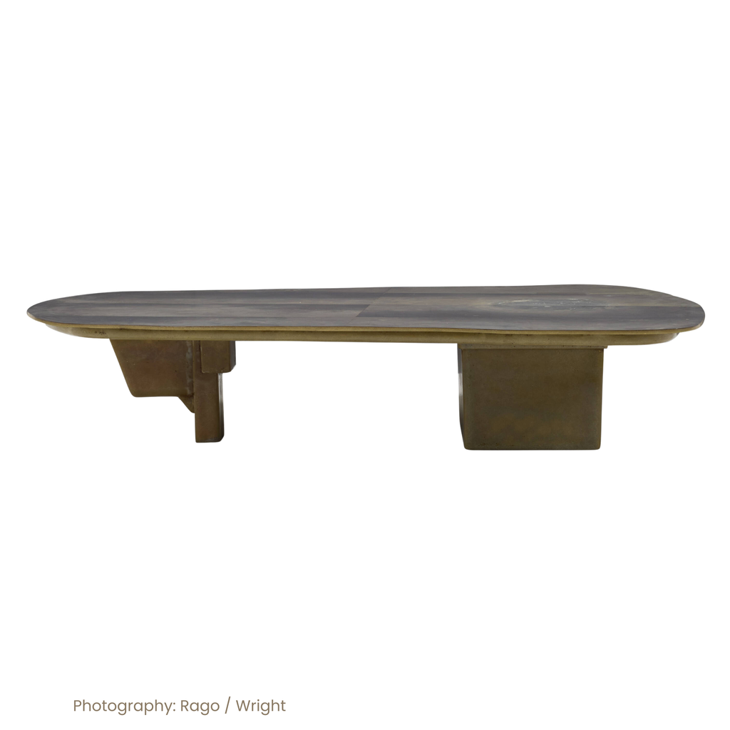Silver Plated Brass Coffee Table