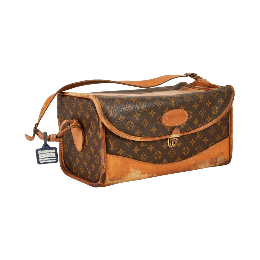 Raquel Welch Monogram Train Vanity Case