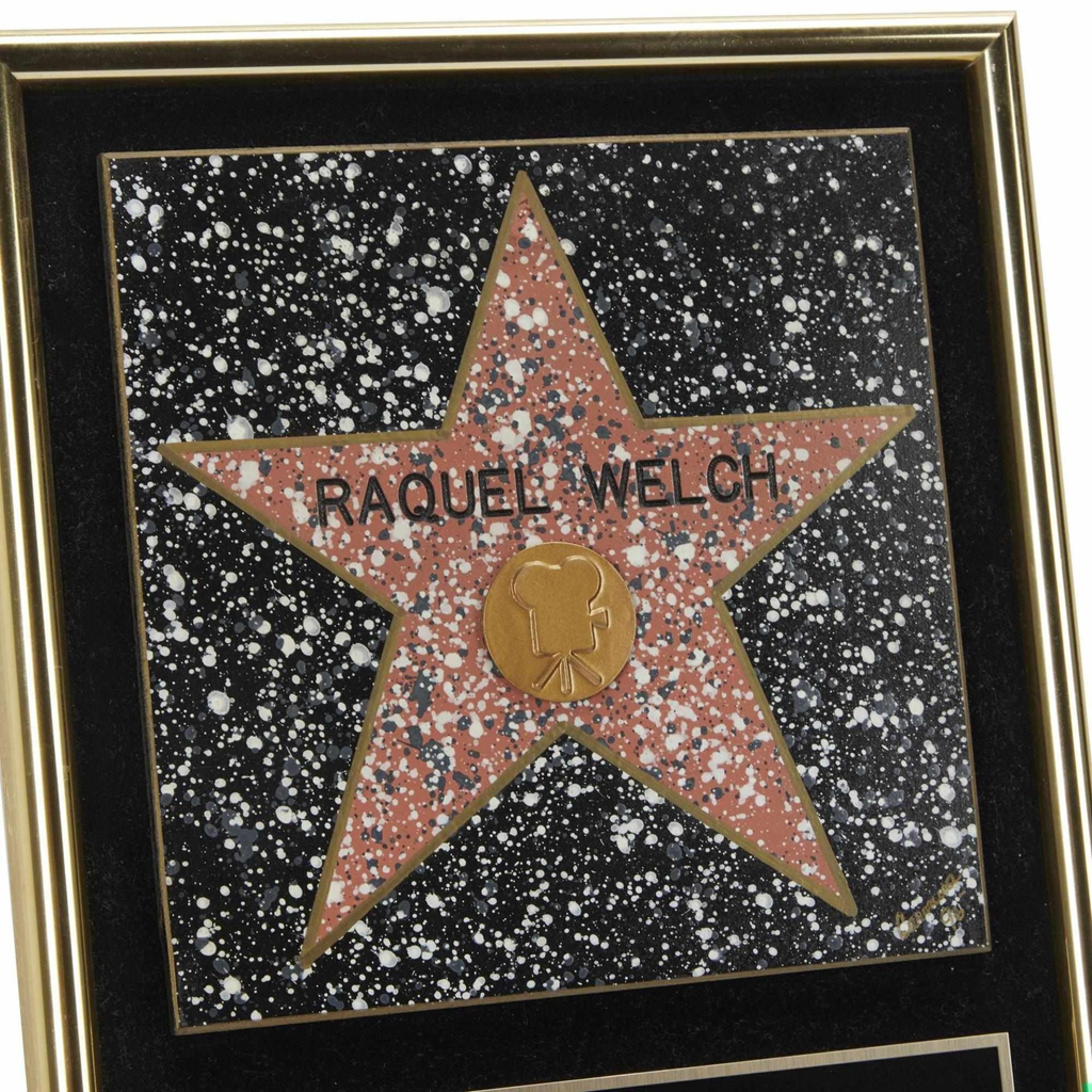 Raquel Welch Hollywood Walk of Fame Plaque
