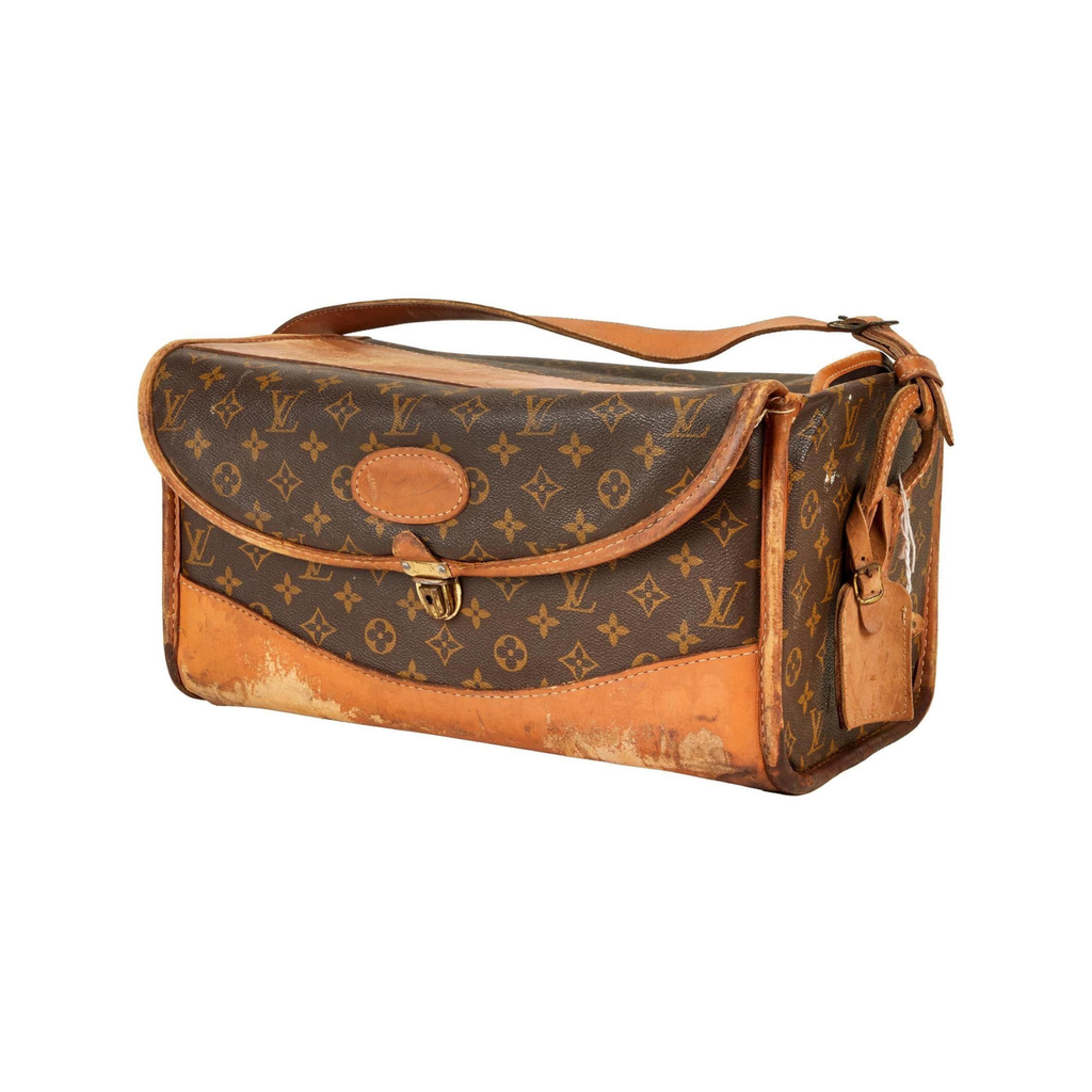 Raquel Welch Monogram Train Vanity Case