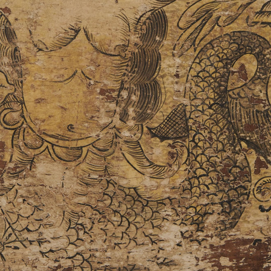 Rare Painted Cassone