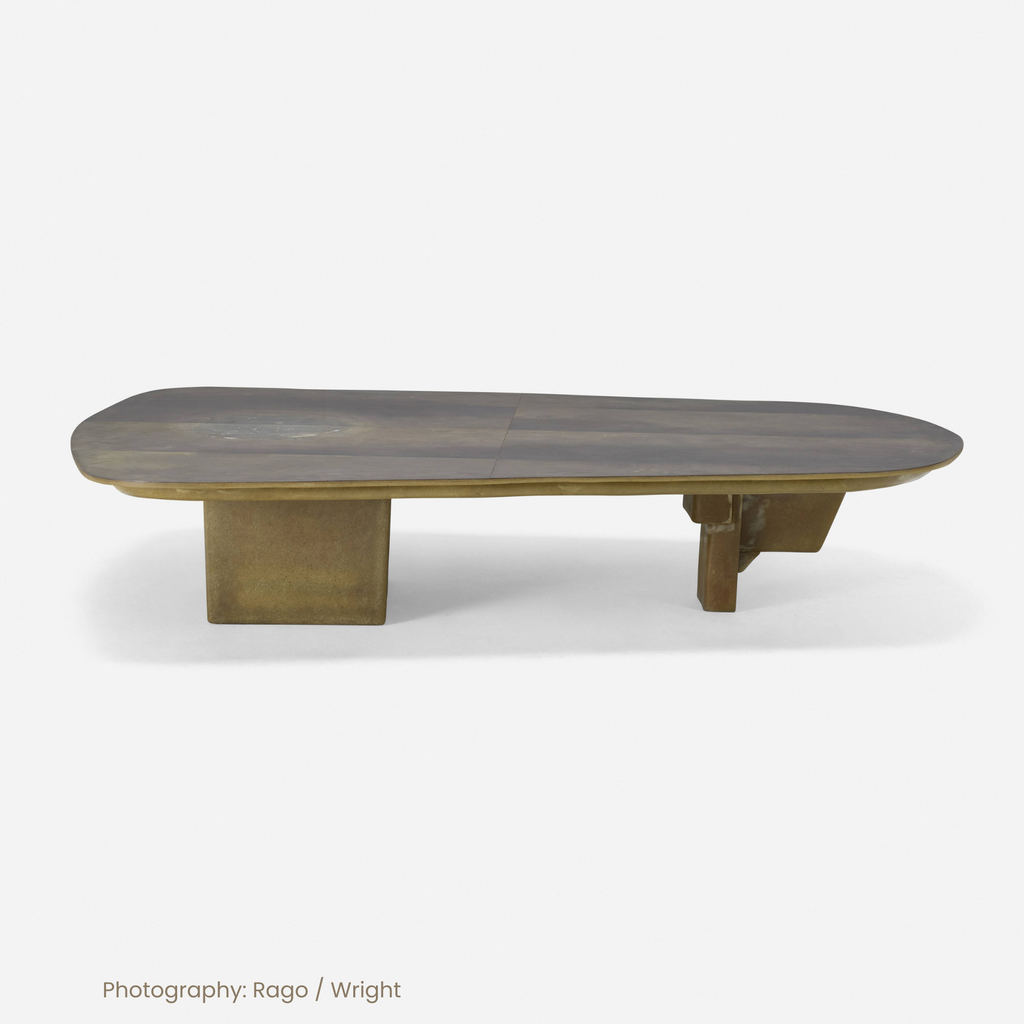 Silver Plated Brass Coffee Table