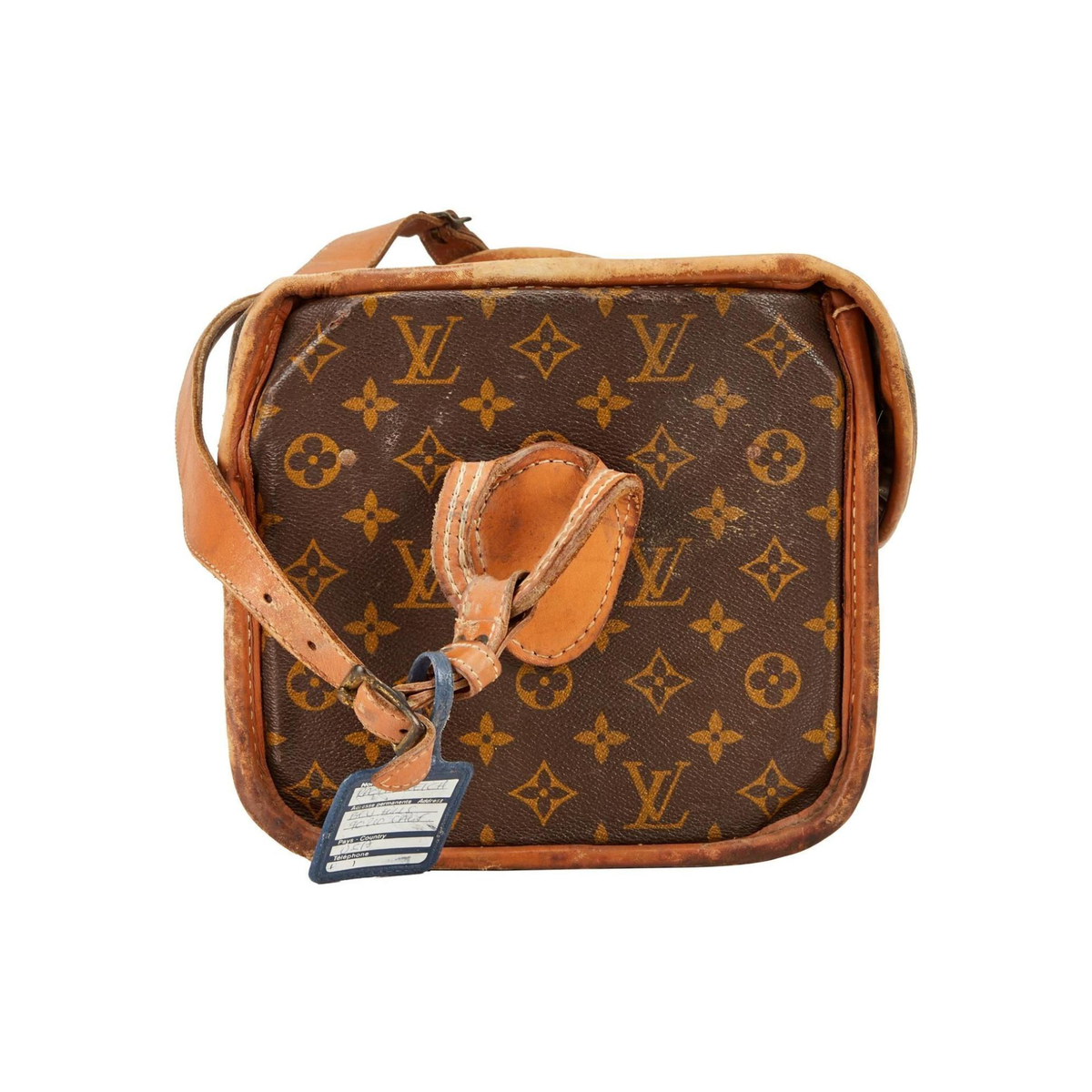 Raquel Welch Monogram Train Vanity Case
