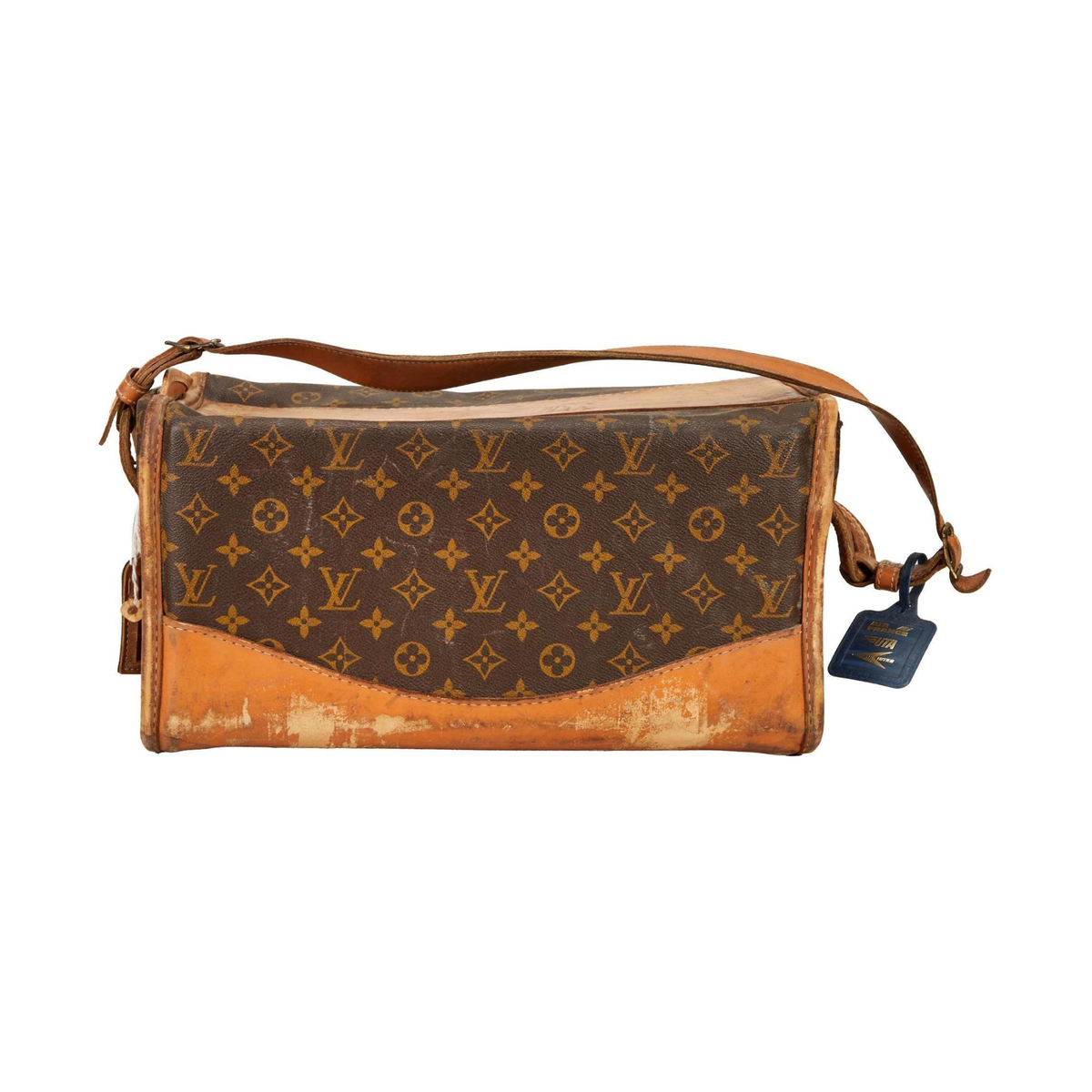 Raquel Welch Monogram Train Vanity Case