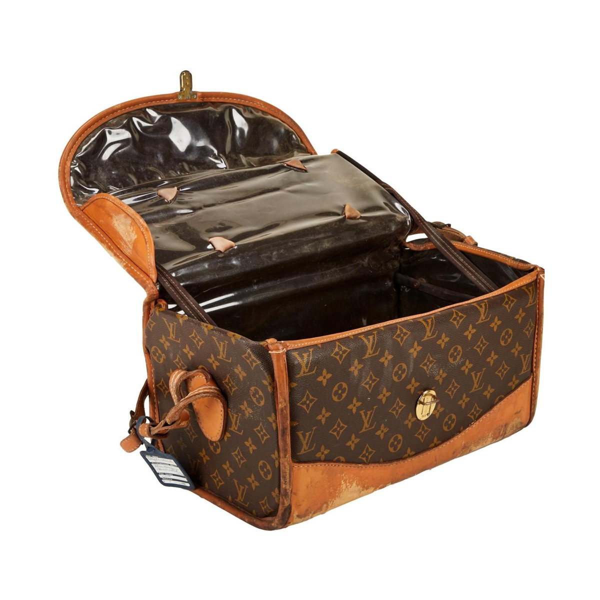 Raquel Welch Monogram Train Vanity Case