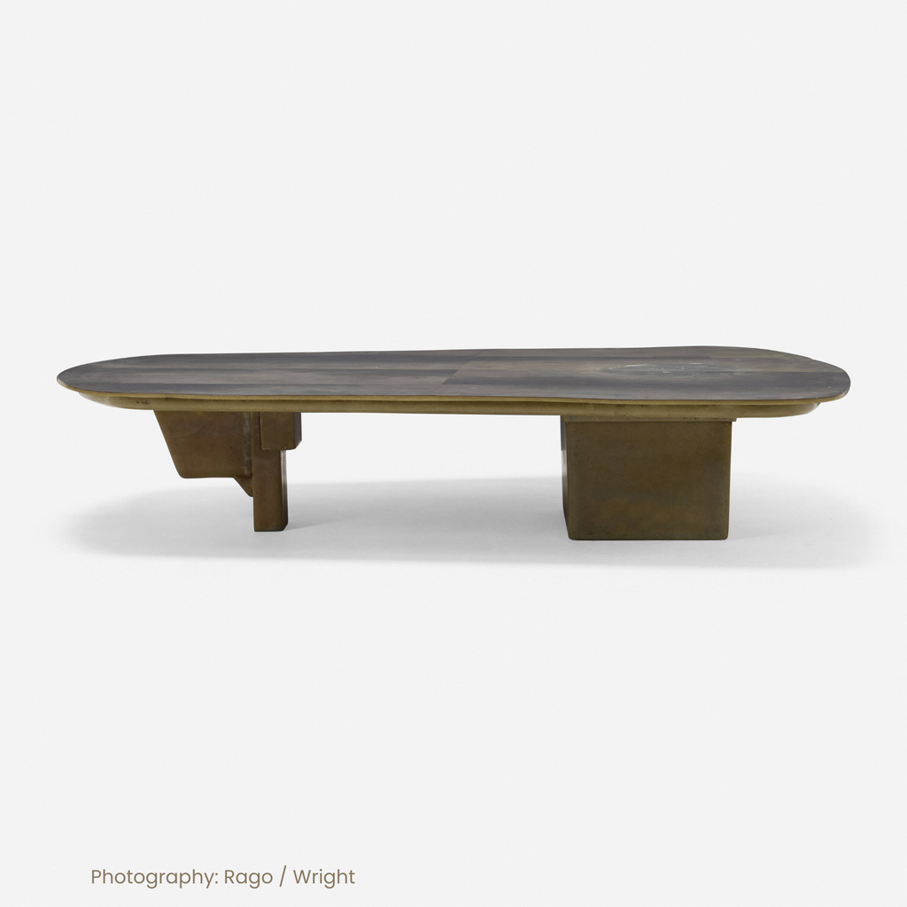 Silver Plated Brass Coffee Table