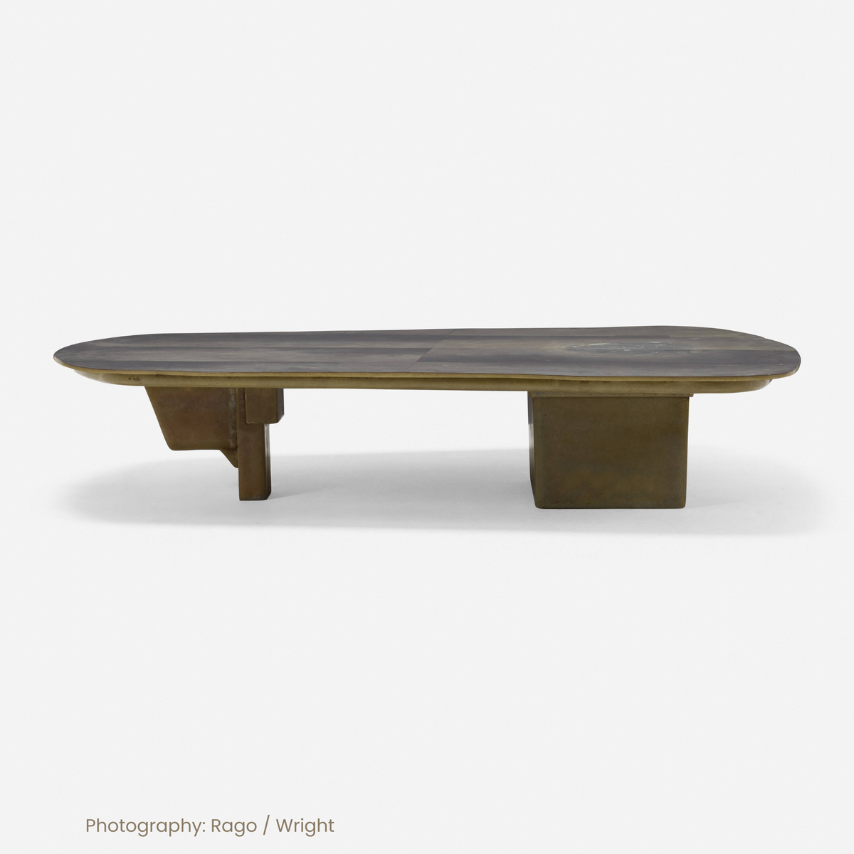 Silver Plated Brass Coffee Table